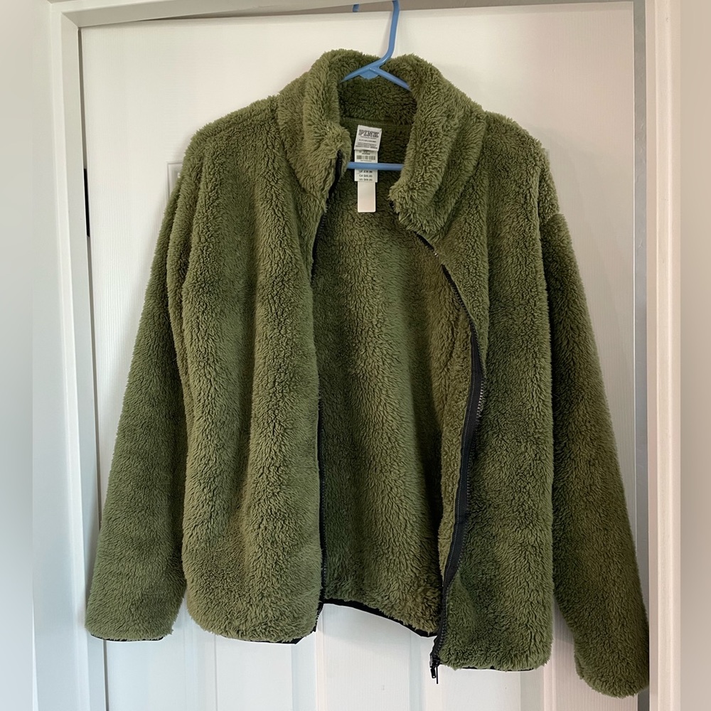 Fleece zip up women’s small